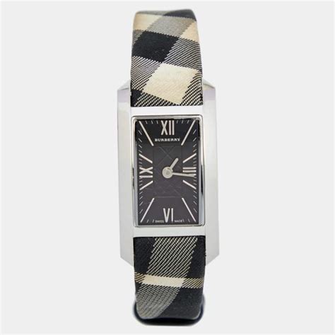 burberry all black watch|Burberry watch for women.